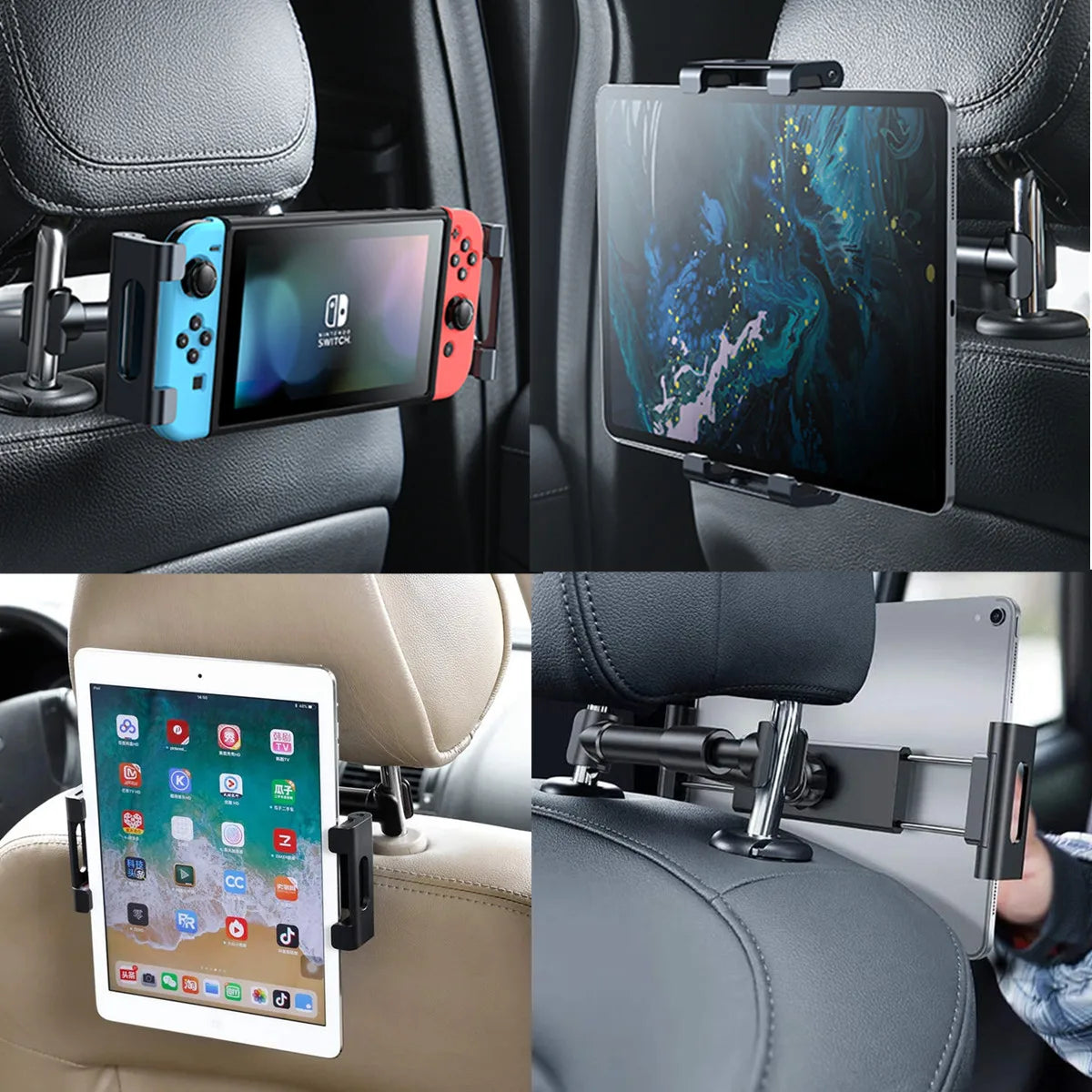 Tablet Car Holder Back Seat Headrest Mounting Holder