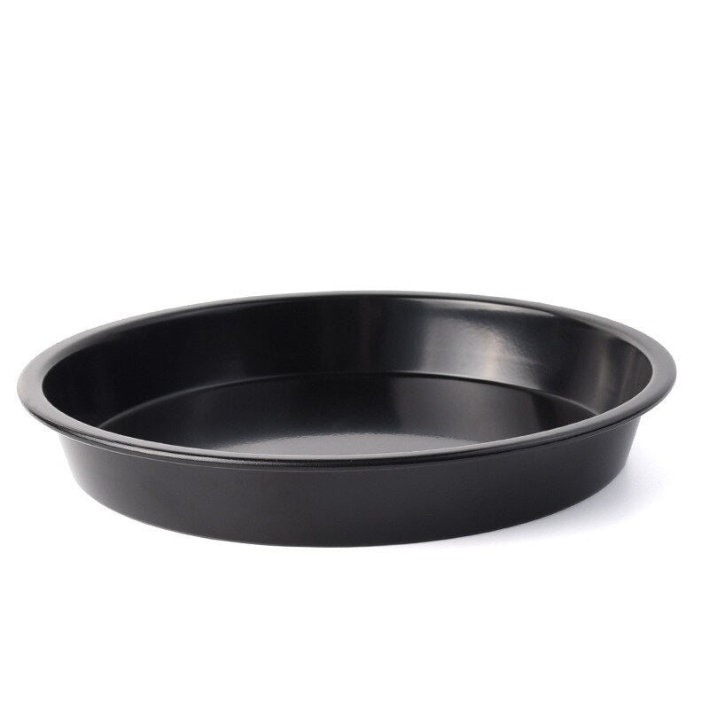 Non-Stick Pizza Pan Bakeware Carbon Steel Pizza Plate Round