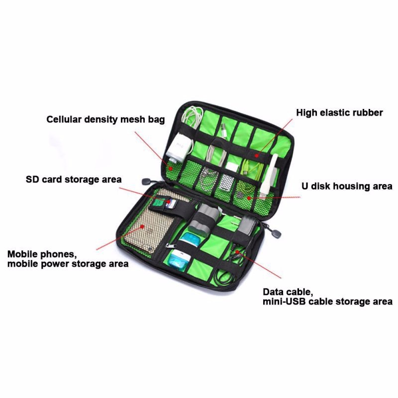 Cable Organizer Storage Bags USB Data Cable Earphone Travel Bags