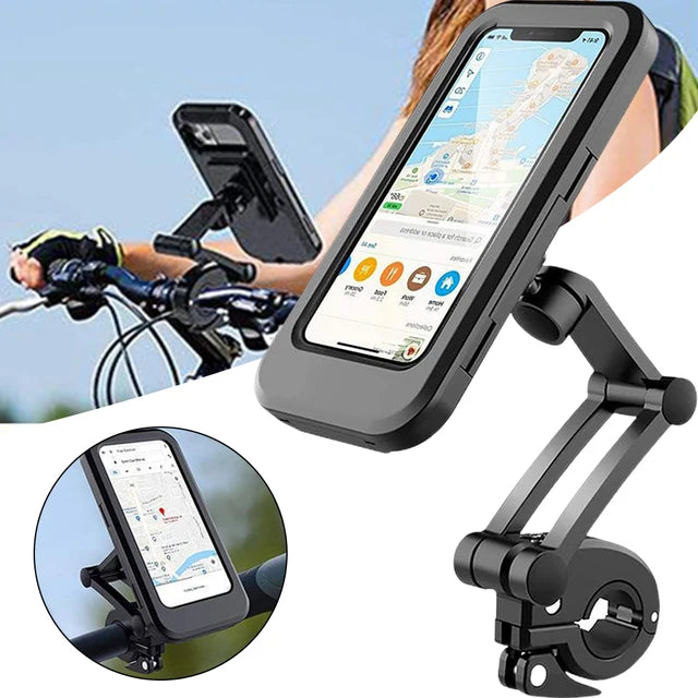 Waterproof Cell Phone Holder Easy Installation Handlebar Phone Case