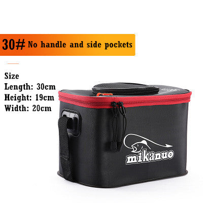 Portable Fishing Storage Boxes Fold Live Fish Bag Organizer Bucket