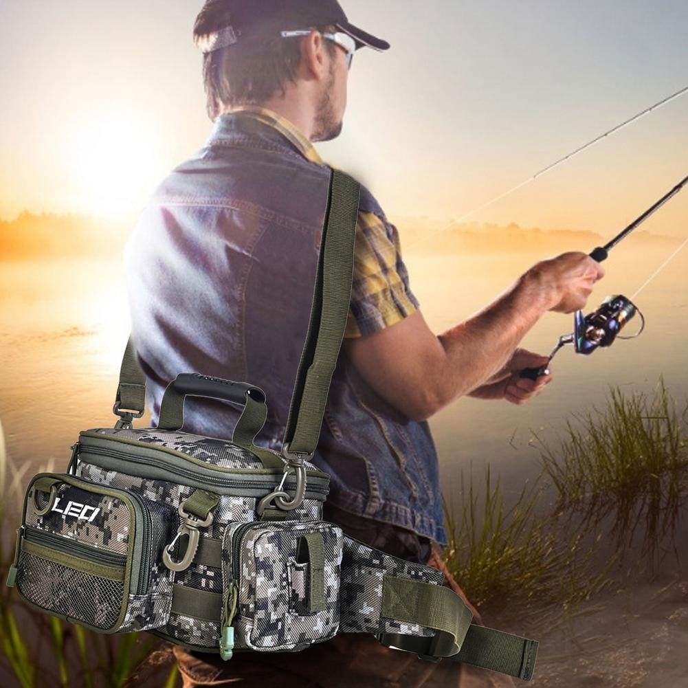 Outdoor Fishing Backpack Multifunction Storage Bag