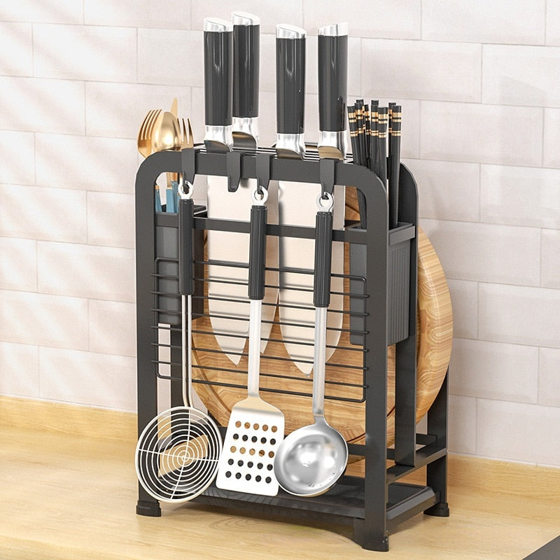 Kitchen Countertop Knife Rest Multifunctional Storage Rack