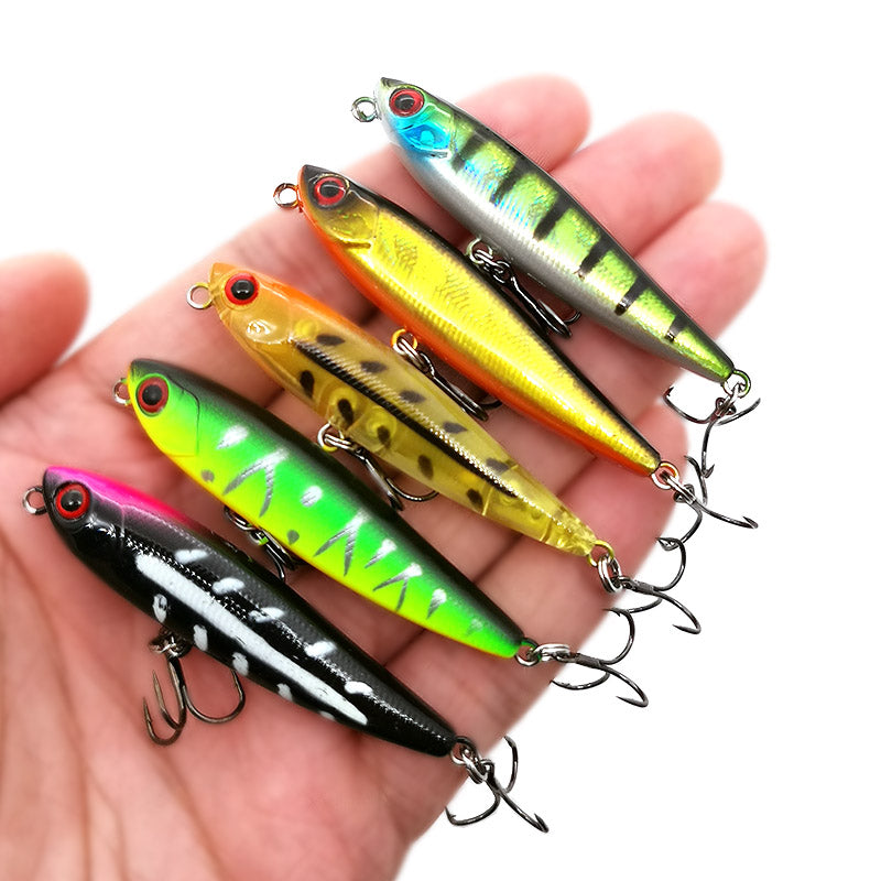 60mm 3g Floating Pencil Fishing Lures Baits Top Water