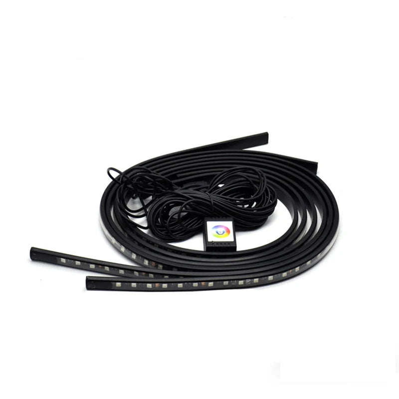 Universal LED 12V Car Underglow Lights Decorative Atmosphere Lamp Backlight Lamp
