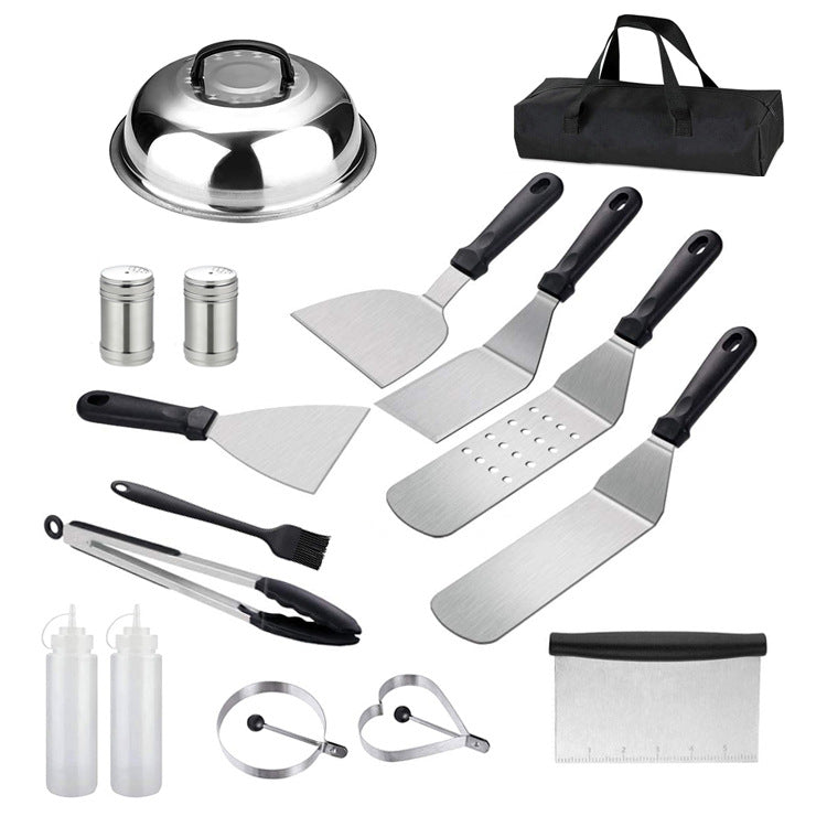 16Pcs BBQ Grill Barbecue Scraper Spatula Tools Set