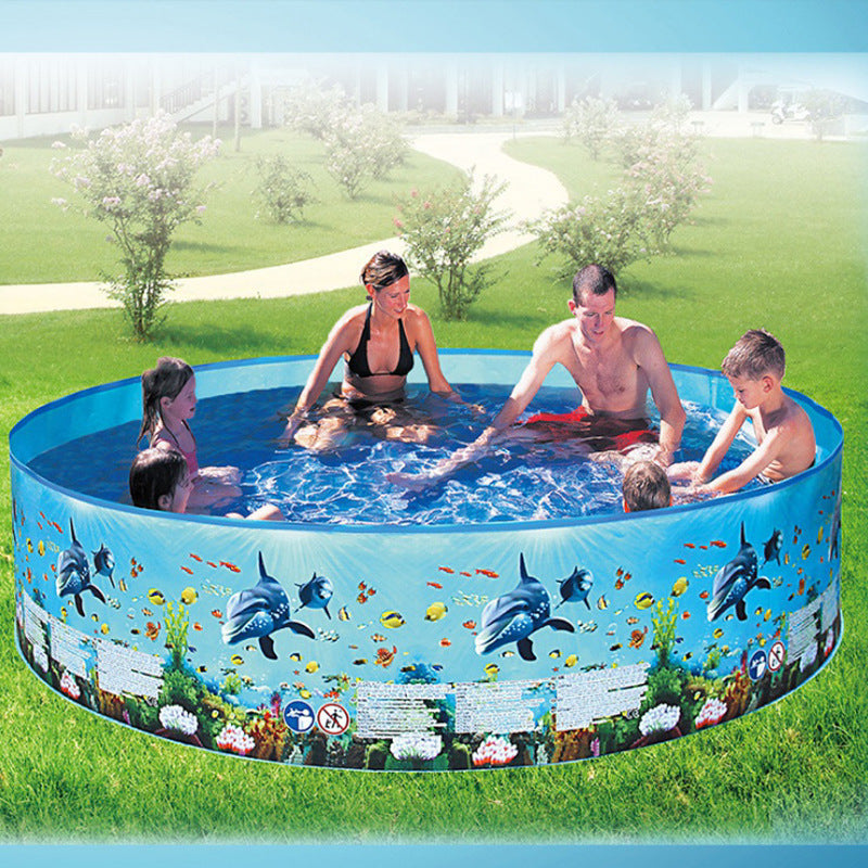 Inflatable Swimming Pool Round Paddling Pool Summer Outdoor Party Supplies