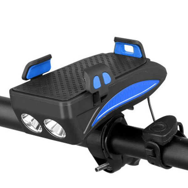 Multifunction Bike Light Flashlight With Phone Holder