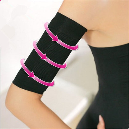 1 Pair Women Elastic Compression Arm Shaping Sleeves Slimming Arm Shaperwear