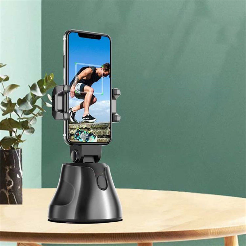 360 Rotation Auto Object Tracking Phone Holder Selfie Stick Mount