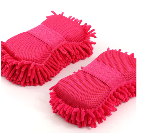 Microfiber Wash Sponge Ultra Soft Automobile Cleaning  Brush