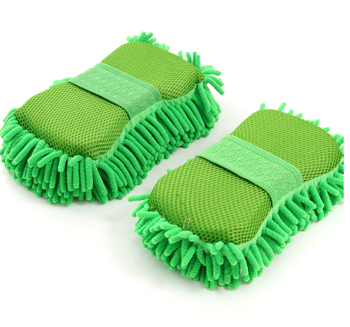 Microfiber Wash Sponge Ultra Soft Automobile Cleaning  Brush