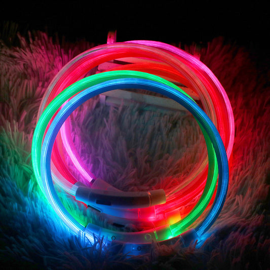 USB Rechargeable Pet Lighting Collar